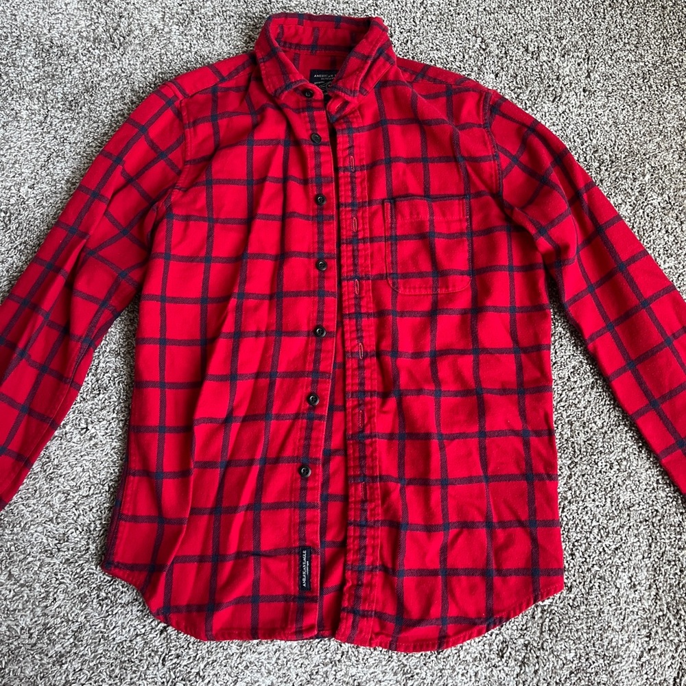 American Eagle Outfitters Red Flannel